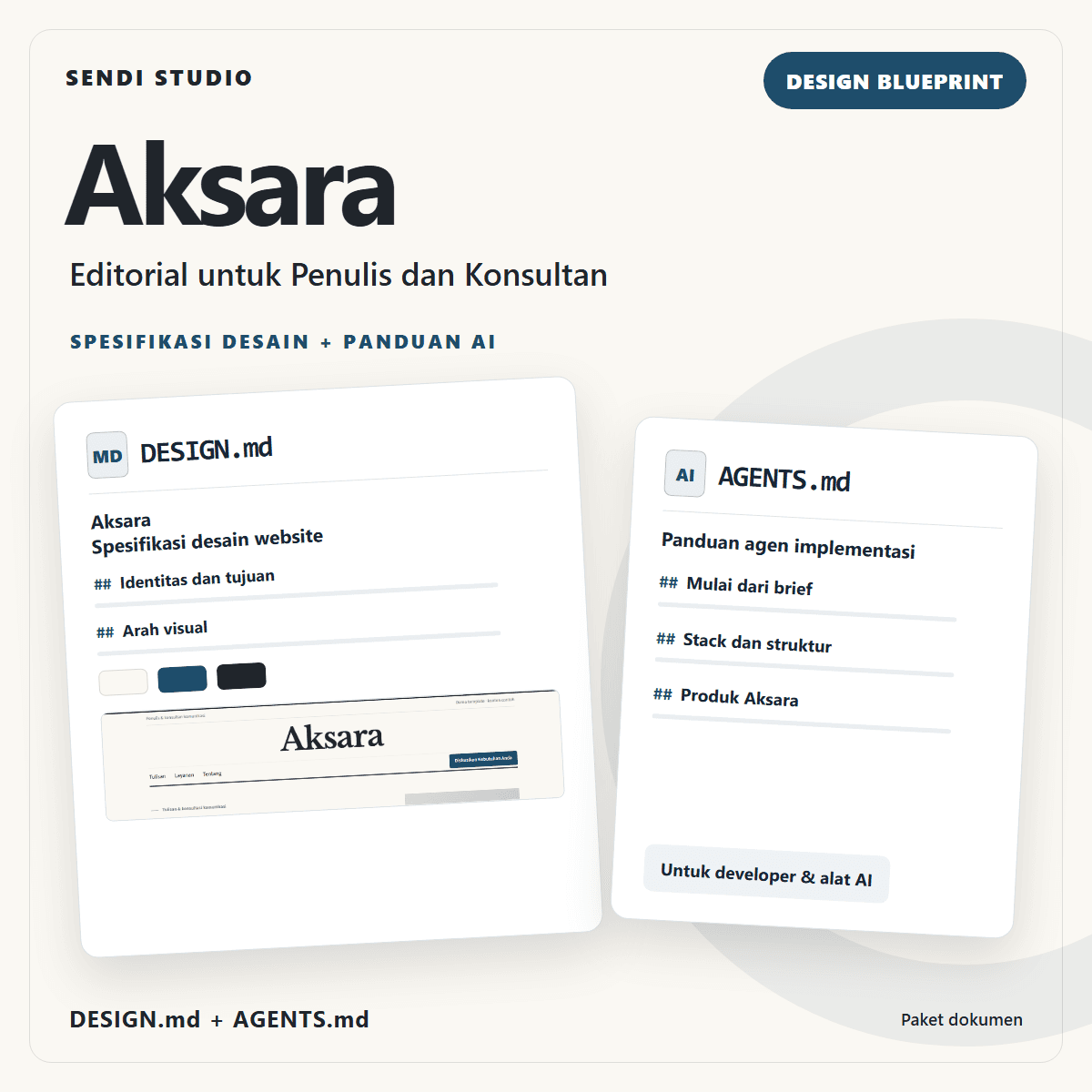 Aksara — Editorial Website Blueprint