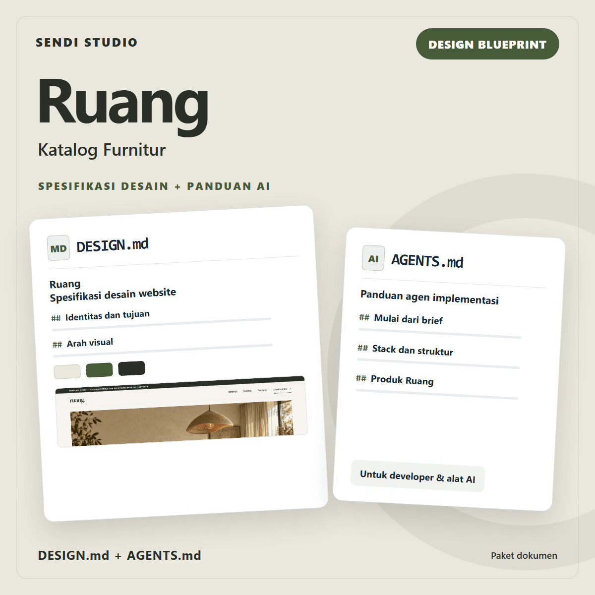 Ruang — Furniture Catalog Blueprint