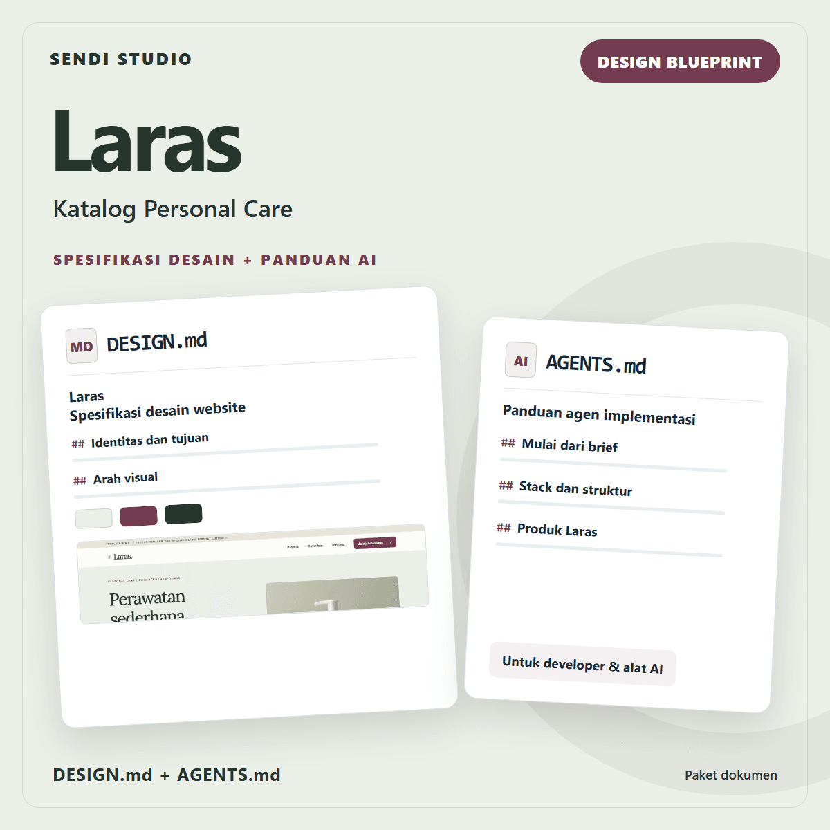 Laras — Personal Care Catalog Blueprint