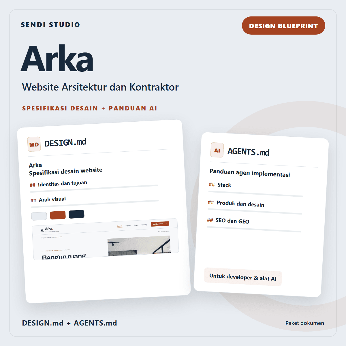 Arka — Architecture and Contractor Website Blueprint